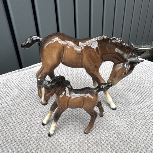 Beswick horses damaged - beswick,