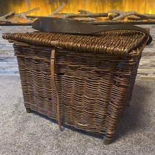 Vintage Old Wicker Fishing