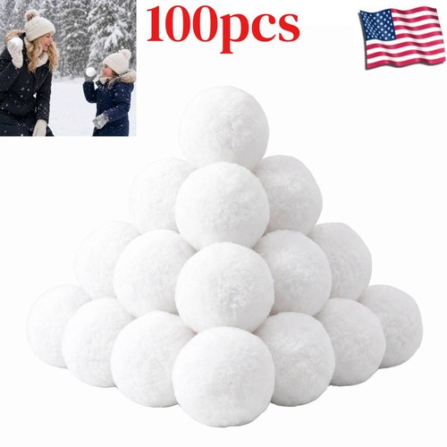100 plush snow toy - toy, balls