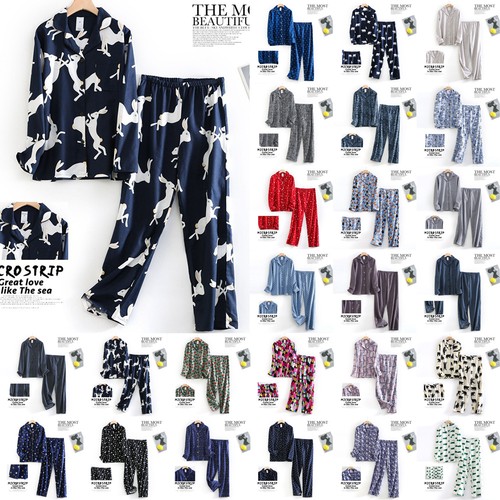 Ladies cotton pyjamas set - pyjamas,