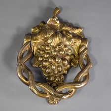 Solid brass grape vine door