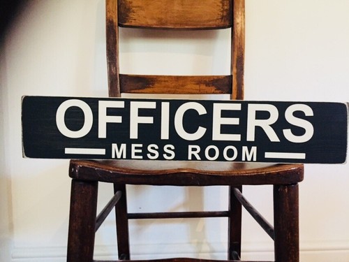 Officers mess sign - officers, painted