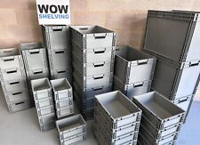 Heavy Duty Plastic Storage Boxes Container Industrial Box Euro Stacking Crates