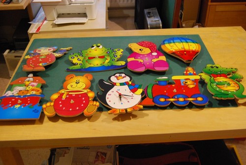 Children wall clock - children's,