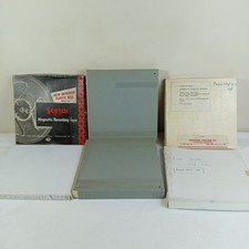 6 X 7 Inch Reel To reel Reels Tapes Boxed