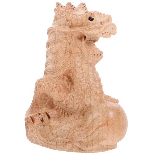 Dragon sculpture statue wood - ,