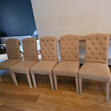 10 x NEPTUNE SHELDRAKE DINING CHAIRS, BUTTON BACK