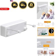 Retractable Clothesline White