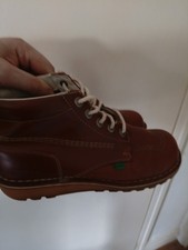 Kicker Boots Tan Size 8 Great