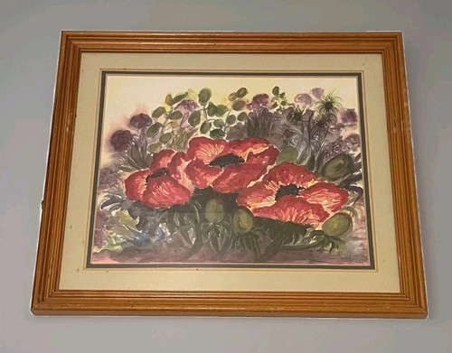 Vintage original watercolour - vintage,