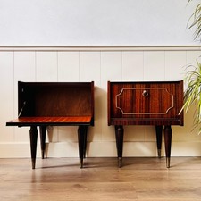 Pair of 1980s Wood Nightstands