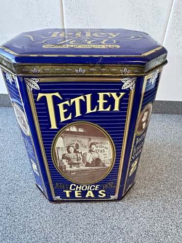 Tetley original octagonal tin - tetley,