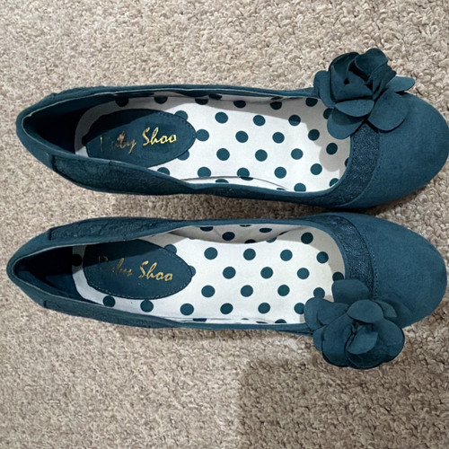 Ruby shoo blue faux suede - faux,