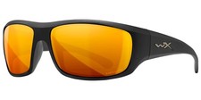 Wiley X Omega Polarized Matte Black Wraparound Sunglasses - ACOME04