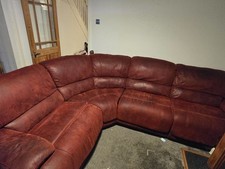 Reclinable sofa, reversible L-shape, 2 recliners, good condition