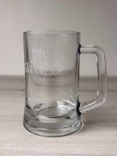 Guiness original glass tankard - glass,