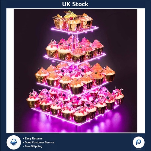 Elegant tier acrylic cupcake - 4,