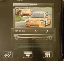 RIPSPEED Silver Grey Wireless Remote Control for DVD-732B Car Stereo Head Unit