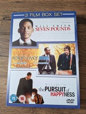 Seven Pounds / Reign Over Me / The Pursuit Of Happyness (Box Set) (DVD, 2009)