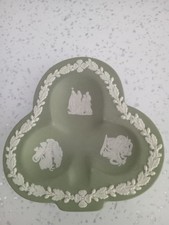 Wedgwood Jasperware Pale Green Trinket Dish