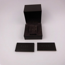 Gucci Watch Box and Booklet Brown Display Presentation Gift