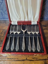 Set of 6 Vintage Silver Plate