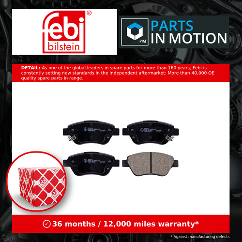 Brake pads set - pads, fits