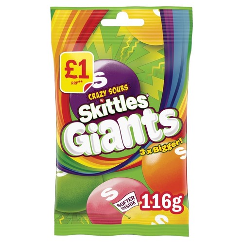 Skittles giants vegan chewy - giants,