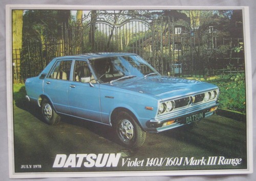 1978 datsun violet 140j 160j - violet, 140j/160j