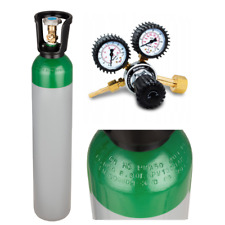 Argon Gas Bottle Cylinder TIG AC Full 150B 8L Alu Welding + Mouse Gas Regulator