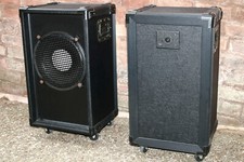 Pair of 1x12" Custom Roland Pro Audio Speaker Cabinets. Full Range-80Wrms