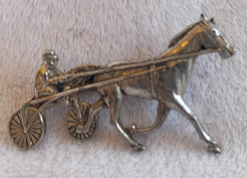 Vintage harness racing horse - harness,