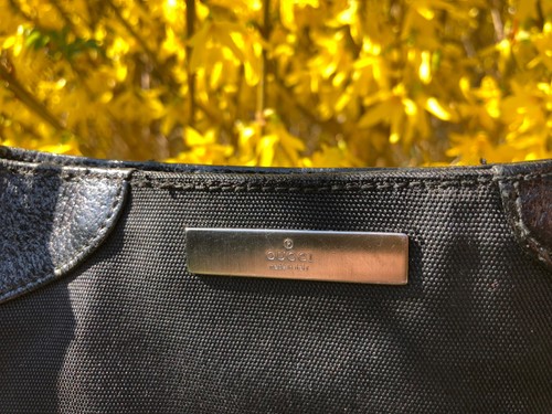 Vintage gucci black mesh - gucci,