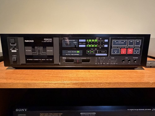 Vintage nikko 750 cassette - nikko, nd-750