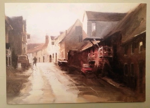 Art postcard morning - art, light