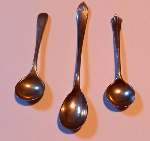 Silver plated spoons - silver, of