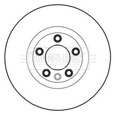 Borg & Beck Vented Brake Disc