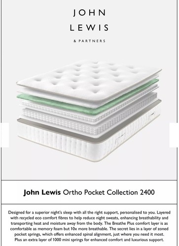 John lewis ortho pocket - john,