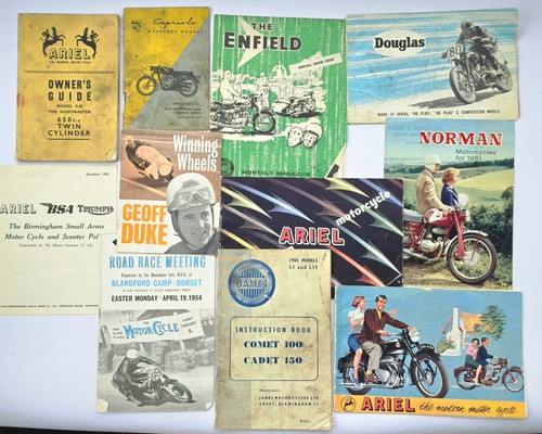 Motorcycle brochures and - brochures,