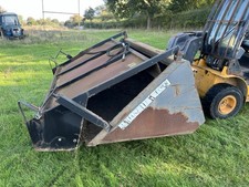 Sweeper Bucket JCB Q Fit Brackets Loader Forklift Tractor Road / Yard Sweeper