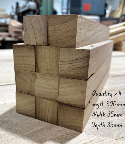 Planed iroko hardwood - iroko, offcuts