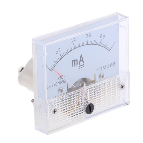 Ammeter analog panel meter - dc,
