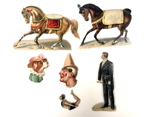Victorian die cut scraps - die,