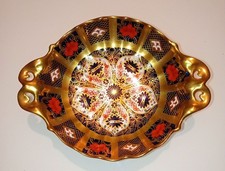 Royal Crown Derby 1128 Imari Duchess Tray Solid Gold Band SGB. 2nd.