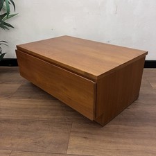 TEAK low bedside/media cabinet
