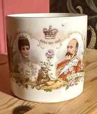 9 Royal Mugs 1902 to 1997 King