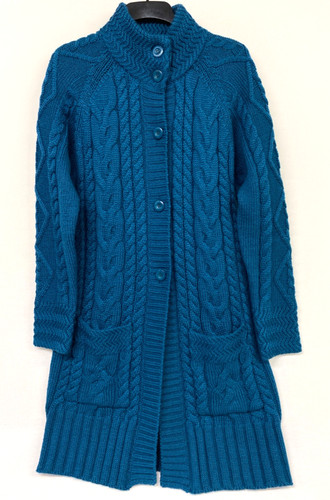 Woolovers long chunky cardigan - woolovers,
