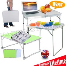 Folding Table Fold Up Tables Camping Garden Party Trestle Dinner Buffet