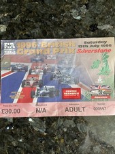 1996 BRITISH GP Grand Prix F1