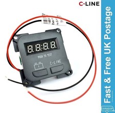 C-Line LED Volt Metre Battery Monitor Gauge CBE Caravan Motorhome VW Campervan